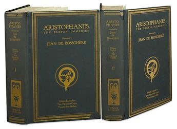 (ARISTOPHANES.) De Bosschère, Jean. Aristophanes.